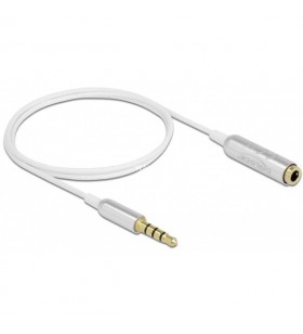 Cablu prelungitor audio DeLOCK  3,5 mm 4 pini tată - 3,5 mm 4 pini mamă Ultra Slim
