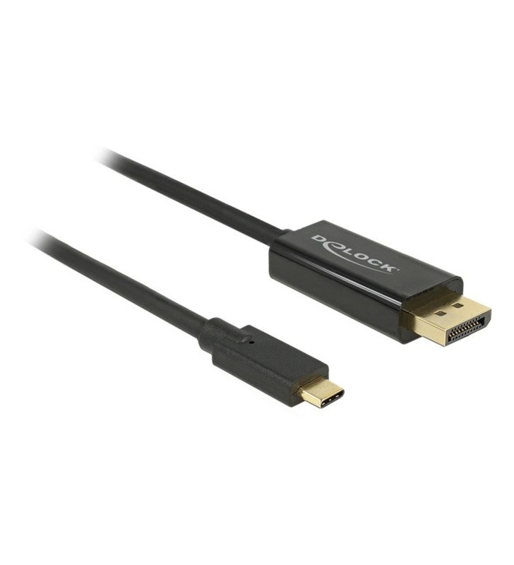 Cablu adaptor DeLOCK  USB tip C tată - DisplayPort tată, 4K, 60HZ