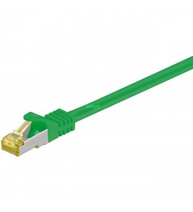 Cablu patch RJ-45 goobay  Cat 6.a S/FTP (PIMF), cu cablu brut Cat.7