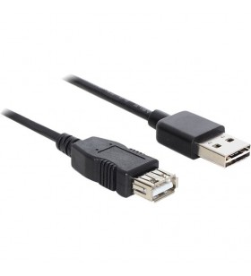 Mufă DeLOCK  EASY USB 2.0 A - mufa USB 2.0 A, cablu prelungitor