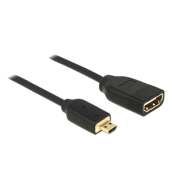 Cablu adaptor DeLOCK  micro HDMI - HDMI 4K