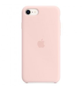 Protectie pentru spate Apple MagSafe Silicone pentru iPhone SE 2/3, Chalk Pink