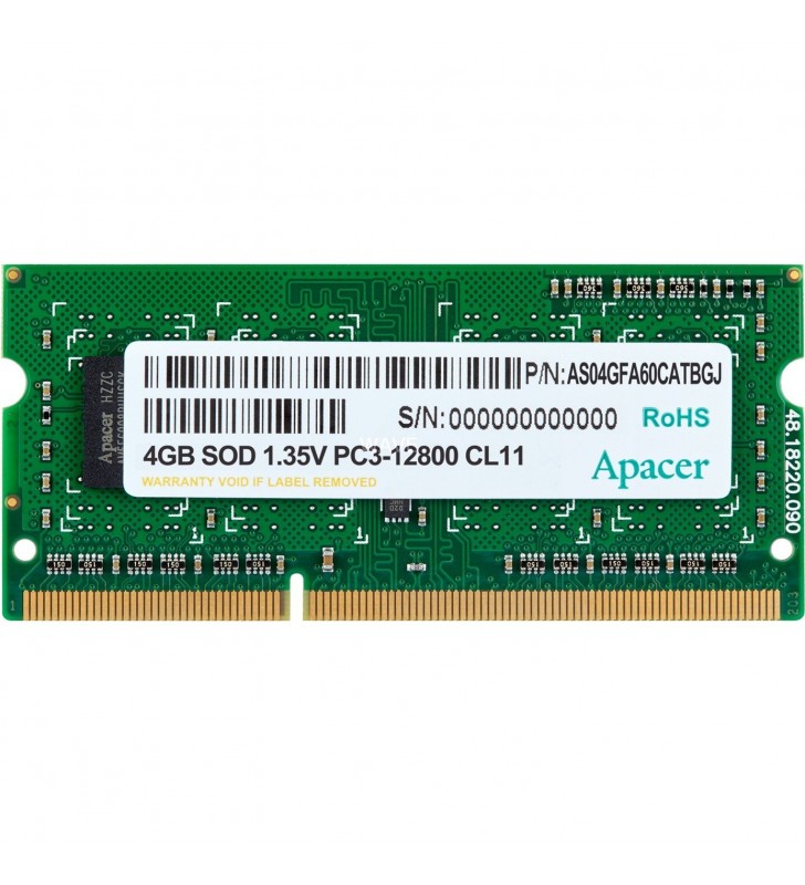 Memorie Apacer  SO-DIMM 4GB DDR3-1600