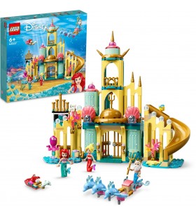 Jucărie de construcție a castelului subacvatic al prințesei Disney LEGO 43207 Ariel