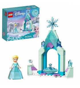 LEGO  43199 Jucărie de construcție din curtea Castelului Prințesei Disney Elsa