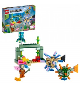 Jucărie de construcție LEGO  21180 Minecraft The Guardian Duel