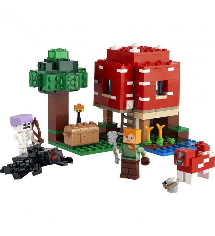 Jucărie de construcție LEGO  21179 Minecraft Casa ciupercilor
