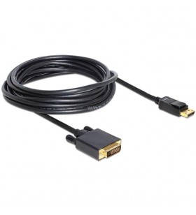 Cablu adaptor DeLOCK  DisplayPort 1.1 male - DVI 24+1 male