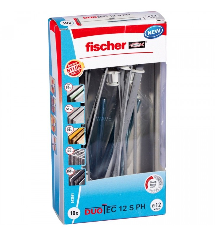 fischer  toggle ancora DUOTEC 12 S PH M LD