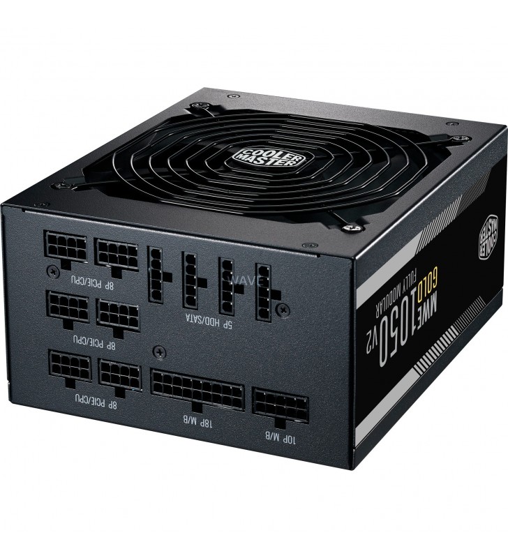 Cooler Master  GX GOLD 1050 - V2 1050W, sursa PC (negru, 6x PCIe, management cablu, 1050 wați)