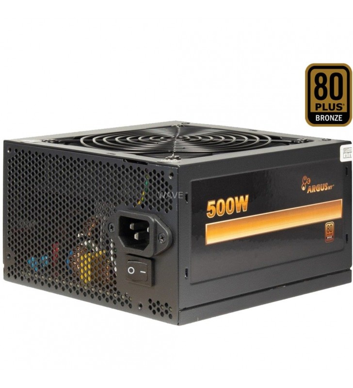 Inter-Tech  Argus BPS-500 500W, sursa PC (negru, 2x PCIe, 500 wați)