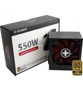 Xilence  Performance X 550W, sursa PC (negru, 2x PCIe, 550 wați)