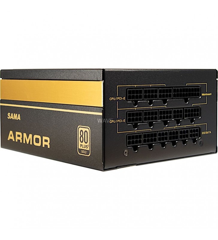 Inter-Tech  SAMA FTX-850-B ARMOR 850W, sursa PC (negru, 4x PCIe, management cablu, 850 wați)