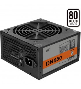 DeepCool  DN550 550W, sursă de alimentare pentru PC (negru, 2x PCIe, 550 wați)
