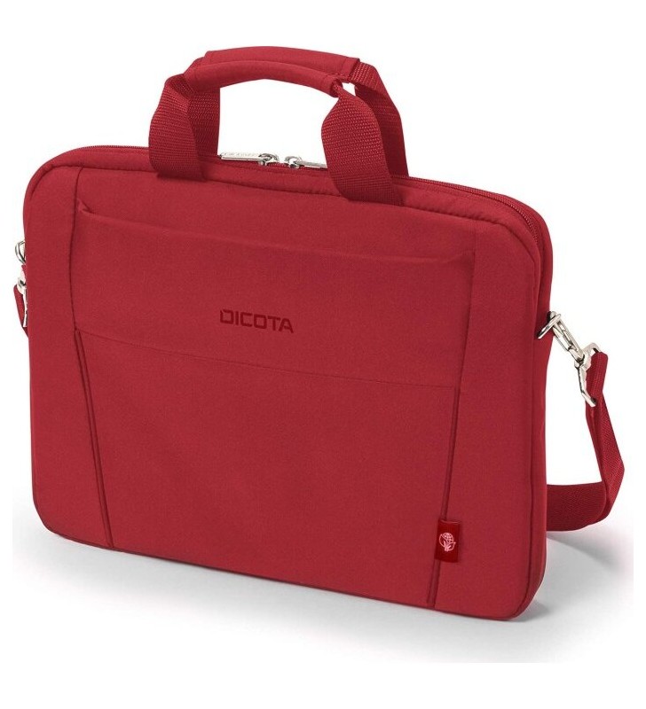 Dicota Eco Slim Case BASE notebook case 35.8 cm (14.1") Red D31306-RPET