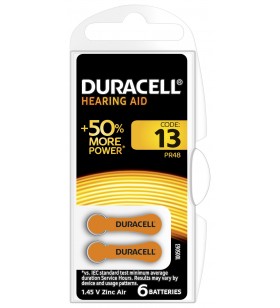 Duracell Hearing Aid 13 Baterie de unică folosință Zinc-Aer