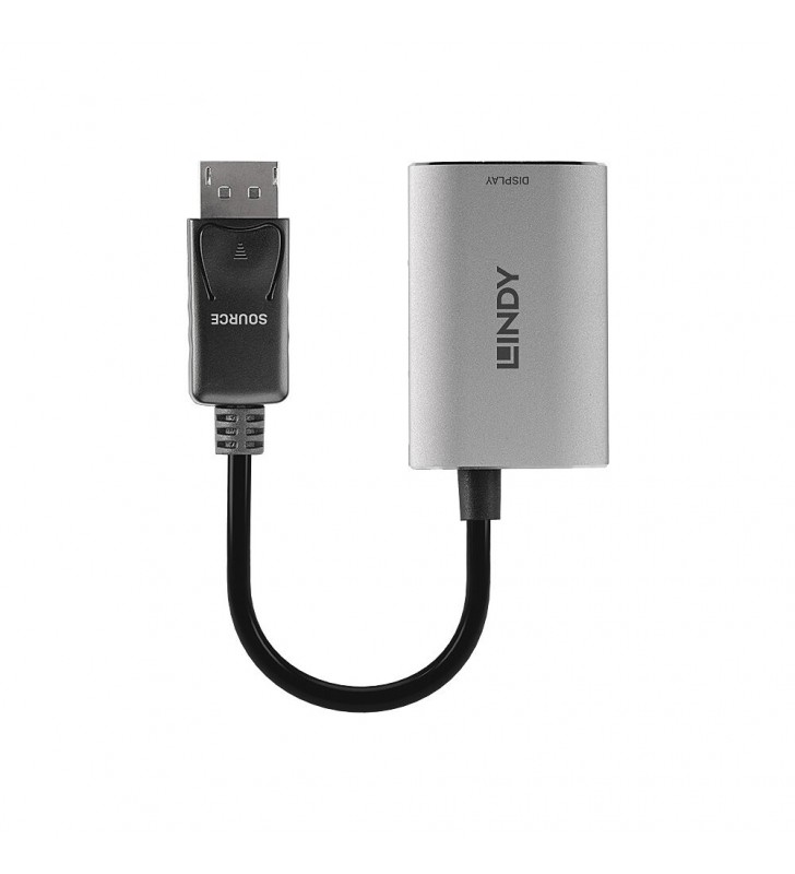 Lindy 41094 adaptor pentru cabluri video 0,11 m DisplayPort HDMI Gri
