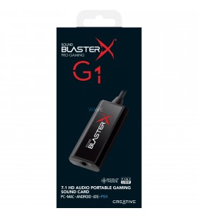 Creative  Sound BlasterX G1, placă de sunet (negru)