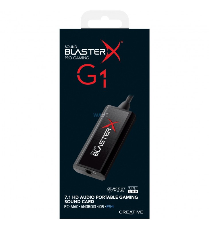 Creative  Sound BlasterX G1, placă de sunet (negru)