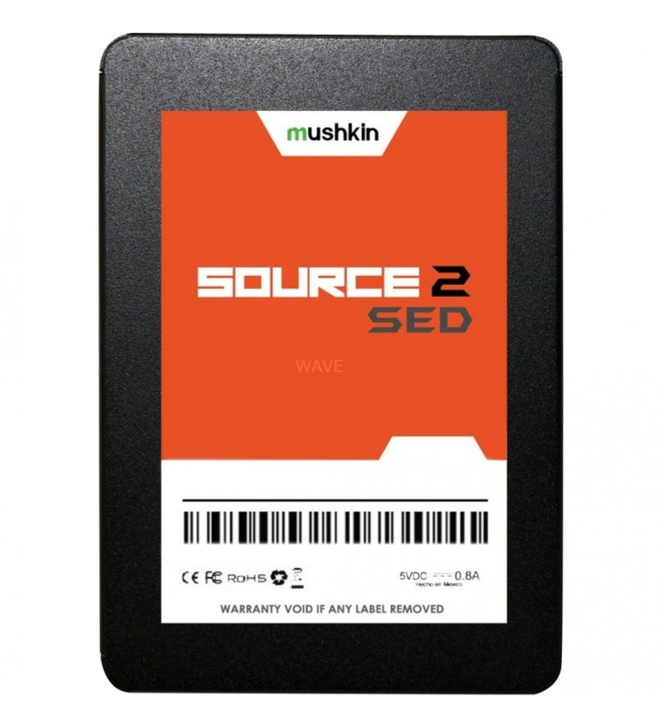 Mushkin  Source 2 SED 512GB, SSD (negru, SATA 6 Gb/s, 2,5")