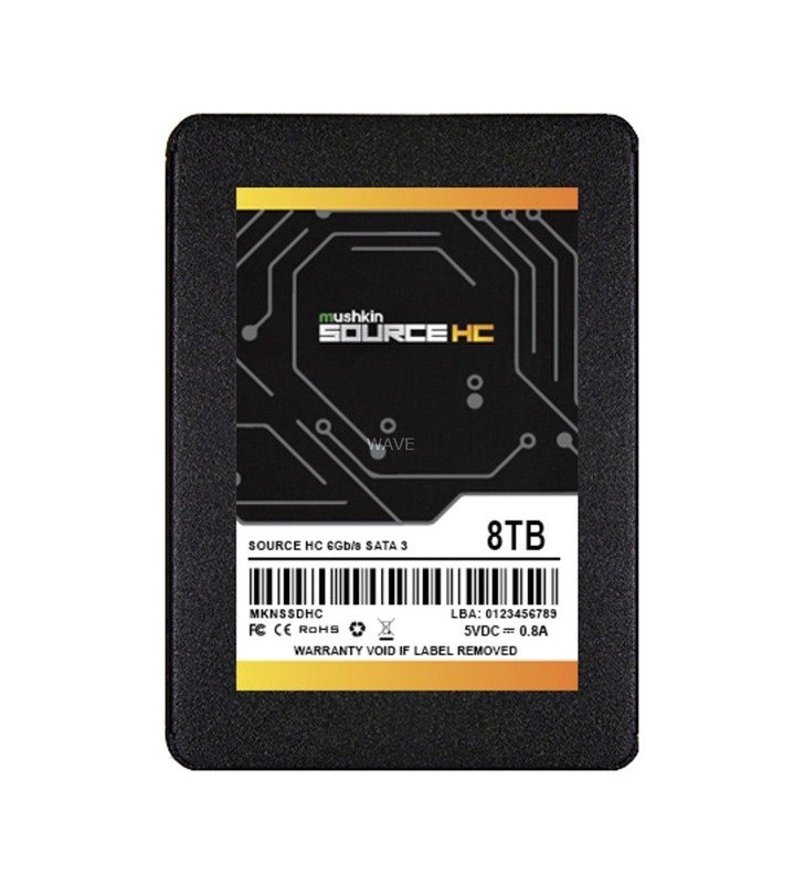 Mushkin  Source HC 8TB, SSD (negru, SATA 6 Gb/s, 2,5")