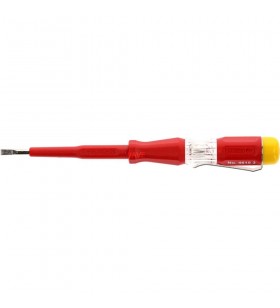 Tester de tensiune GEDORE  220V - 250V, 3mm, șurubelniță (Roșu / galben)