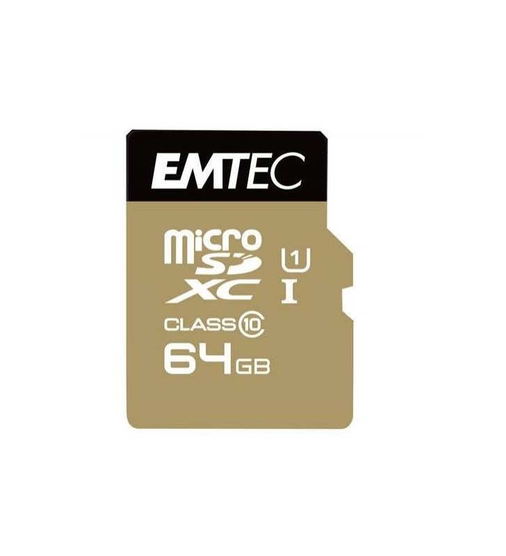 Memory Card microSDXC Emtec SpeedIN Pro 64GB, Class 10, UHS-I U3, V30
