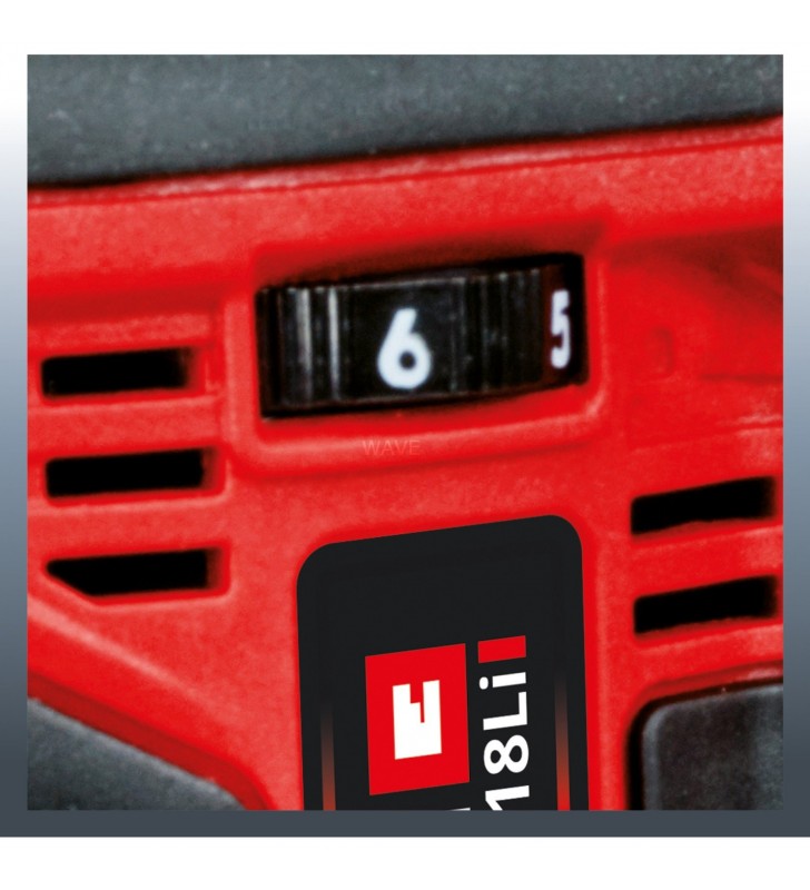 Slefuitor excentric cu acumulator Einhell  TE-RS 18 Li-Solo (rosu/negru, fara baterie si incarcator)