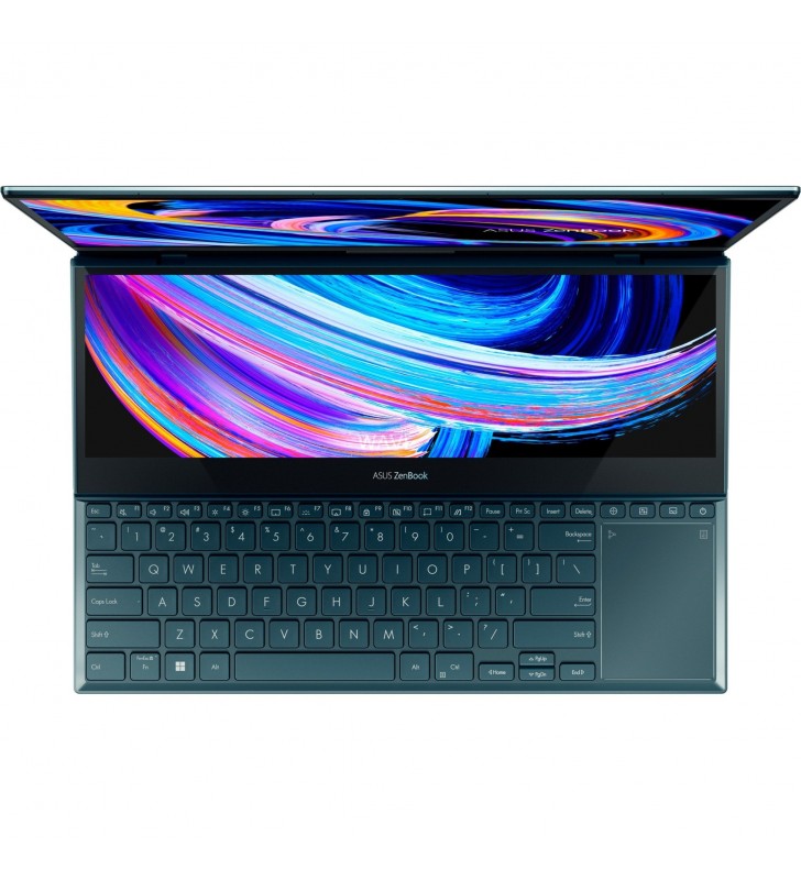 ASUS  ZenBook Pro Duo 15 OLED (UX582HM-KY004W), notebook (albastru, Windows 11 Home pe 64 de biți)