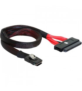 Cablu adaptor DeLOCK  Mini SAS SFF-8087 - SAS SFF-8484 (50 cm)