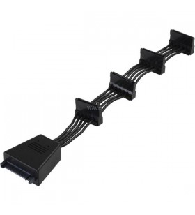 SilverStone  CP06 4x SATA, cablu Y (negru)