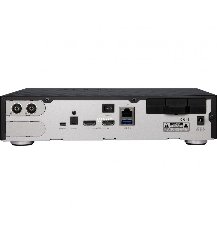 Receptor prin cablu Dreambox  DM920 UHD 4K (negru, 2 x Dual DVB-C/T2 HD, PVR, UHD)