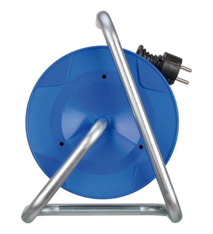 Brennenstuhl  Garant tambur de cablu compact cu 3 căi cu USB (albastru/negru, 15 metri)