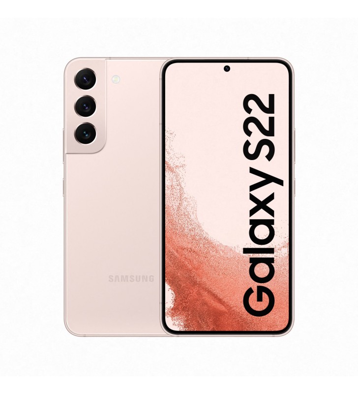 Samsung Galaxy S22 SM-S901B 15,5 cm (6.1") Dual SIM Android 12 5G USB tip-C 8 Giga Bites 256 Giga Bites 3700 mAh De aur, Roz