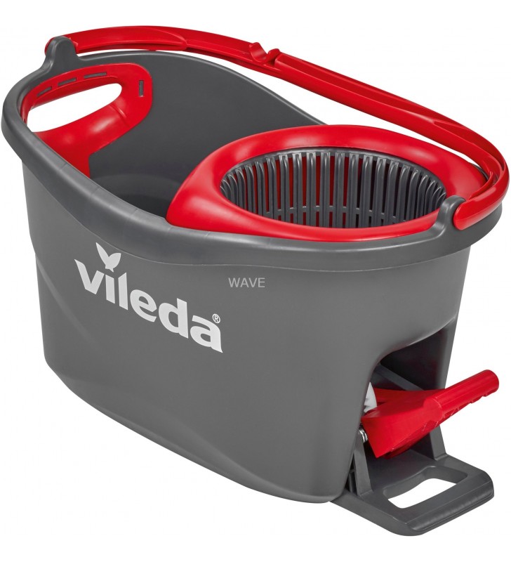 Mop Vileda  Turbo EasyWring & Clean Box, ștergător de podea (negru roșu)