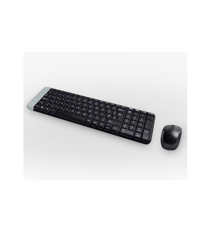Logitech Wireless Combo MK220 tastaturi USB Portugheză Negru