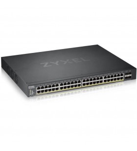 ZYXEL XGS1930-52HP XGS1930-52HP | 48 x 10/100/1000 Mbps Mbit/s | 4 x 10 GB SFP+ | Web Management sau Nebula Cloud | PoE | Montabil in rack DA | Stacking DA