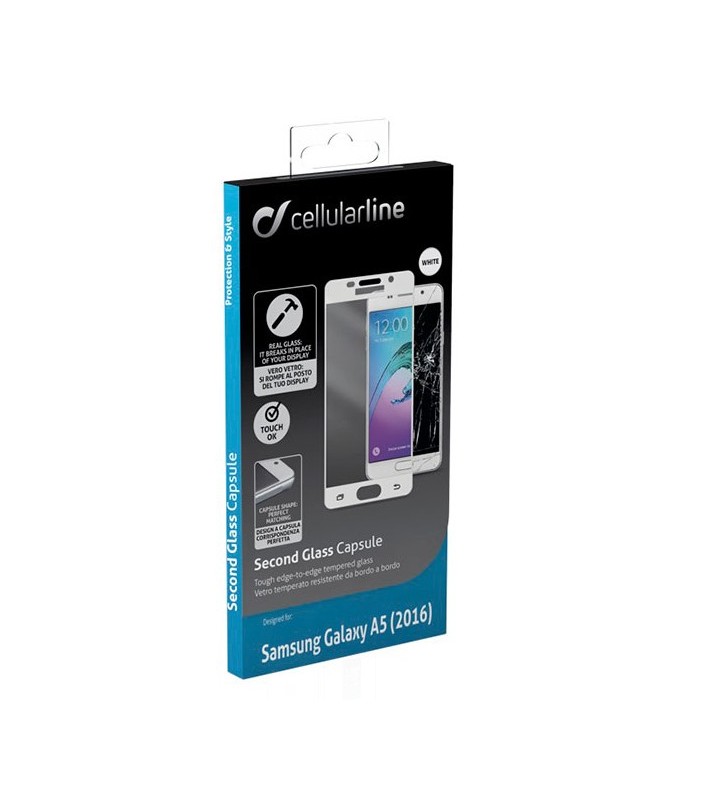 Cellularline TEMPGCABGALA516W folie protecție telefon mobil Protecție ecran transparentă Samsung 1 buc.
