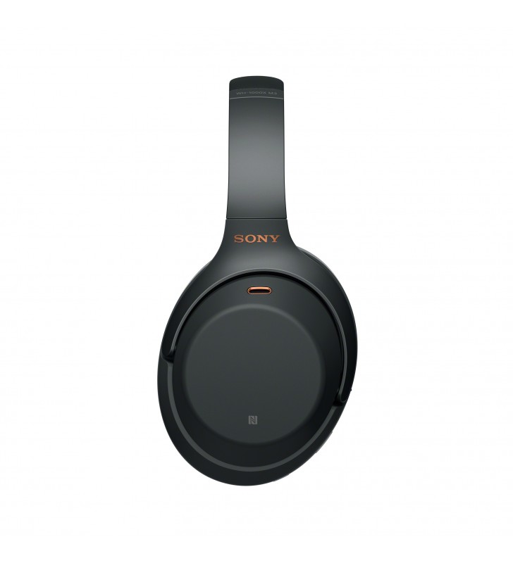 Sony WH-1000XM3 Căști Prin cablu & Wireless Bandă de fixare pe cap Apeluri/Muzică Bluetooth Negru
