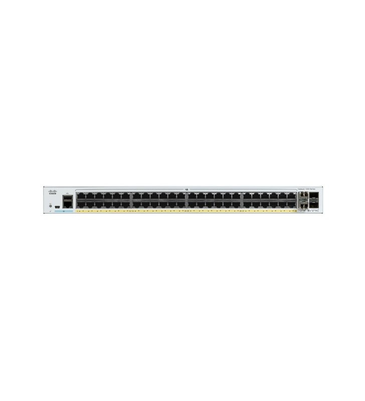 Cisco Catalyst C1000-48P-4X-L switch-uri Gestionate L2 Gigabit Ethernet (10/100/1000) Power over Ethernet (PoE) Suport Gri