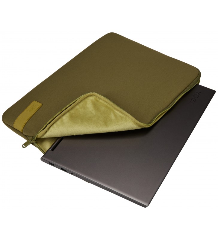 Case Logic Reflect REFPC-116 Capulet Olive/Green Olive genți pentru notebook-uri 39,6 cm (15.6") Geantă Sleeve Verde, Masline