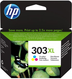 HP Cartuș de cerneală original de capacitate extinsă 303XL tricolor