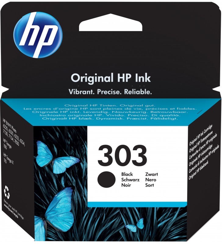 HP Cartuș de cerneală original 303 negru