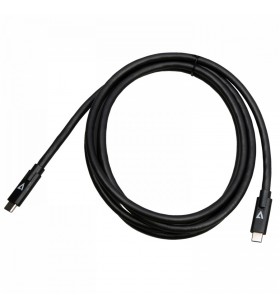V7 V7USBC10GB-2M cabluri USB USB 3.2 Gen 2 (3.1 Gen 2) USB C Negru