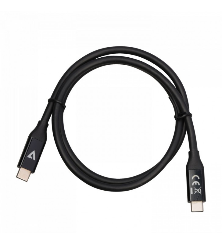V7 V7USB4-80CM cabluri USB 0,8 m USB C Negru
