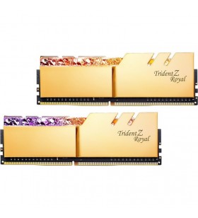 Kit de memorie G.Skill  DIMM 32GB DDR4-4400 (aur, F4-4400C19D-32GTRG, Trident Z Royal)