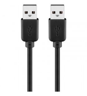 Cablu goobay  USB 2.0 Hi-Speed ​​USB-A - USB-A (negru, 1,8 metri)