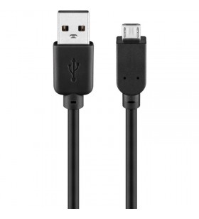 cablu goobay  USB 2.0 Hi-Speed (negru, 3 metri)