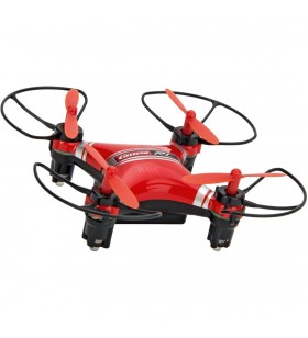 Carrera  RC Micro Quadcopter, dronă (Roșu Negru)