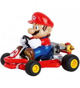 Carrera  RC Mario Kart Pipe Kart - Mario (roșu/albastru, 1:18)